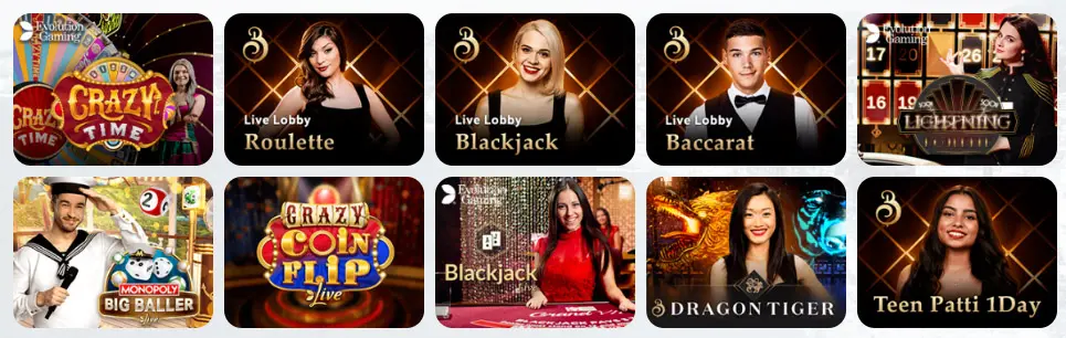 Giochi da casinò dal vivo VERSAILLES CASINO