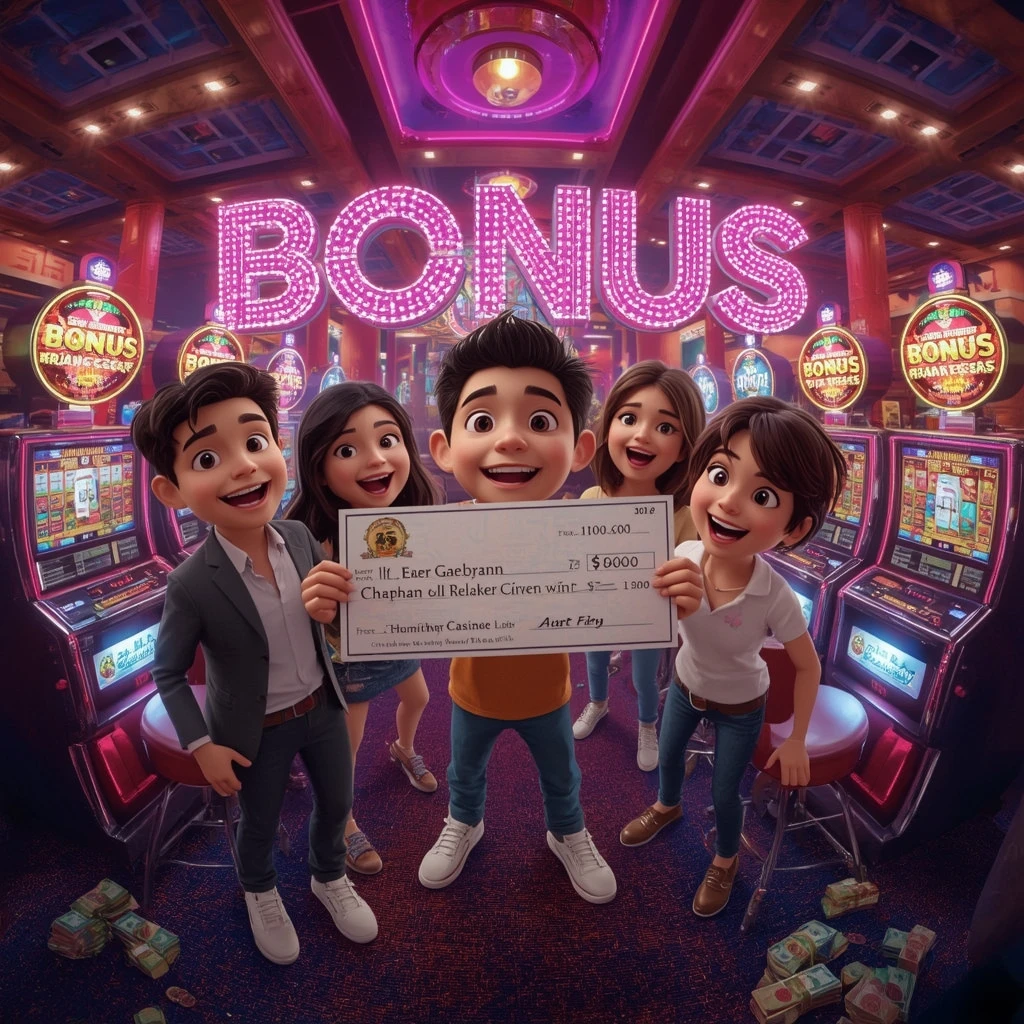 bonus nelle mani di un uomo al casinò VERSAILLES CASINO