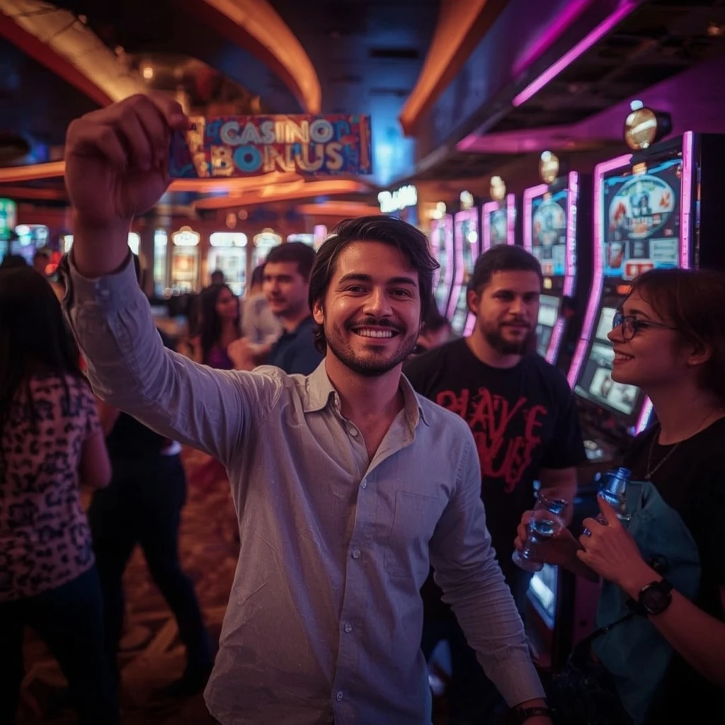 una persona con un bonus VERSAILLES CASINO