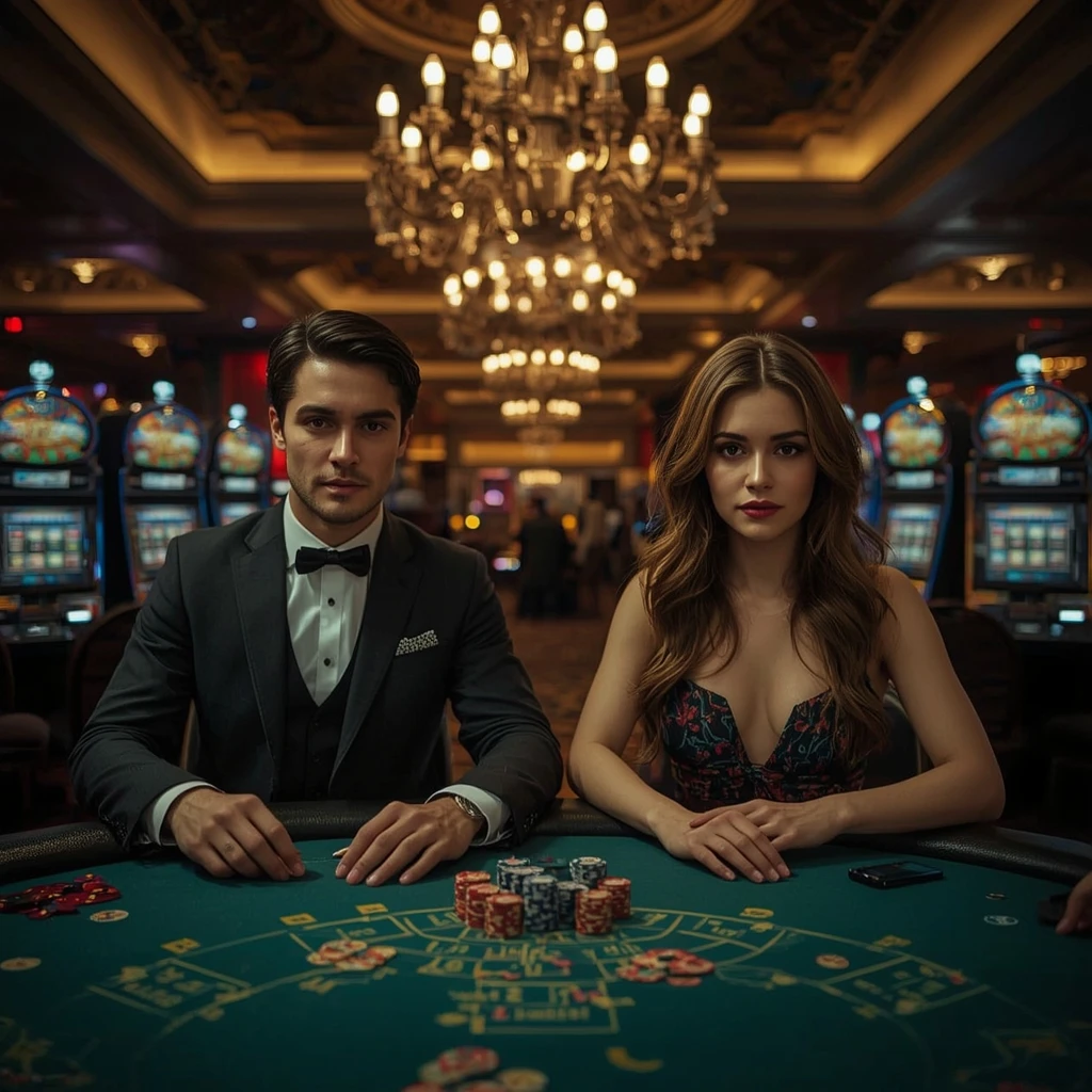 Due giocatori di poker al VERSAILLES CASINO